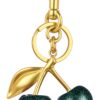 Cherry Keychain, color Green