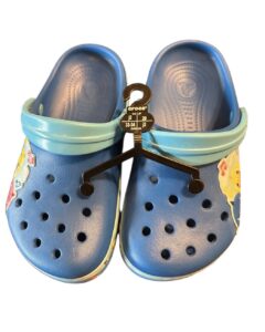 Crocs Boys Toddler Baby Shark Classic Blue 
Size j2 , 33-34